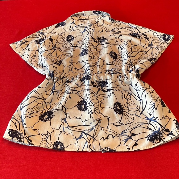 Beautiful Spanner Jacket / Blouse  - Small / Medium / Large - NAVY / WHITE - Picture 5 of 8